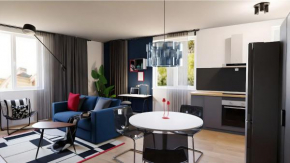 bright central suite apt for 3 near frankfurt